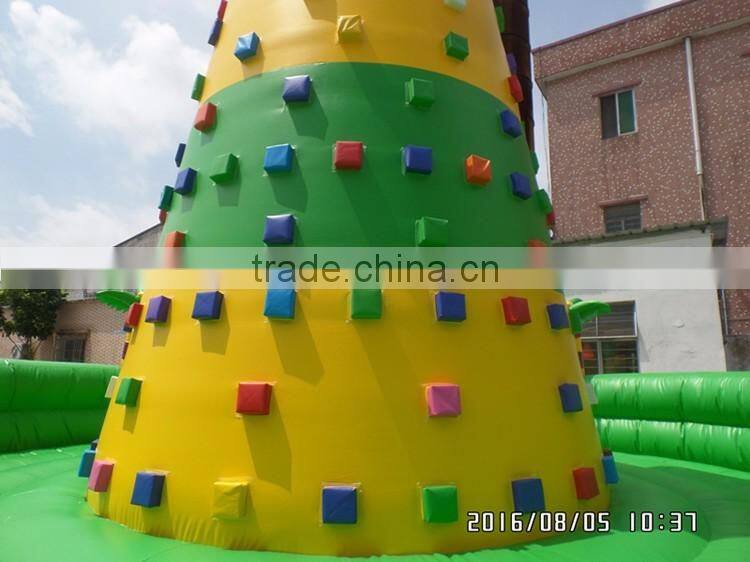 monkey inflatable mini climbing wall for kids and children play games