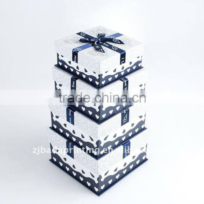 high grade paper board gift box