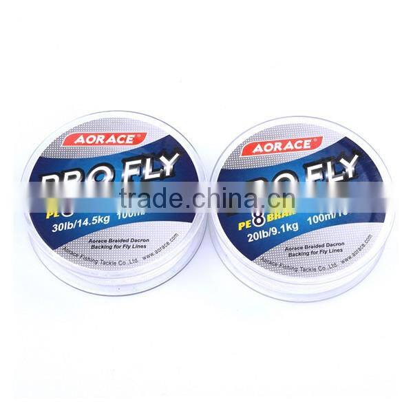 Best factory custom high strength white braided fishing braid line