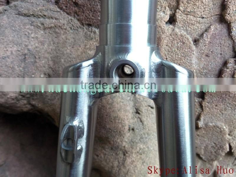 titanium cyclocross bicycle fork with post mount brake titanium road bicycle fork with post mount brake