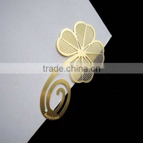 cheap gold metal bookmark,custom brass bookmark,promotional metal bookmarker