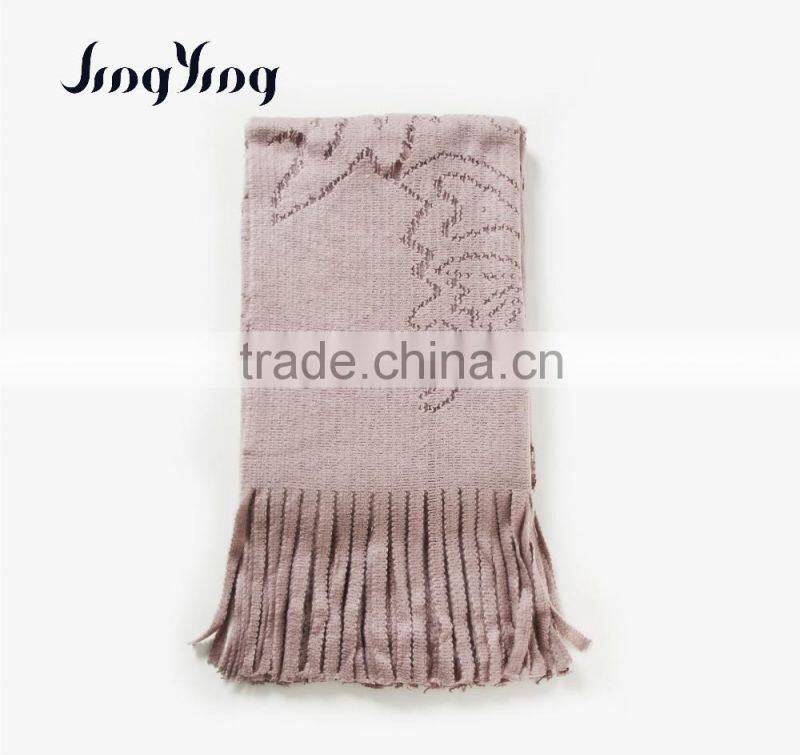 100% acrylic Jacquard body blanket nap blanket crochet yarn