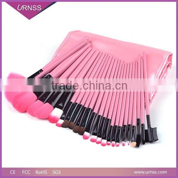 Wholesale Pink High Quality Professional Makeup Brushes Set