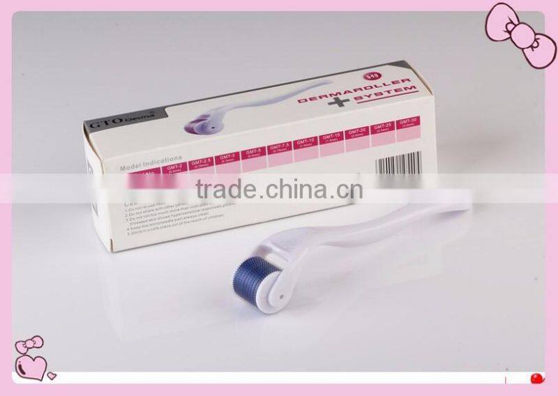 2017 hot skin derma roller 540 pins meso roller with perfect violet color