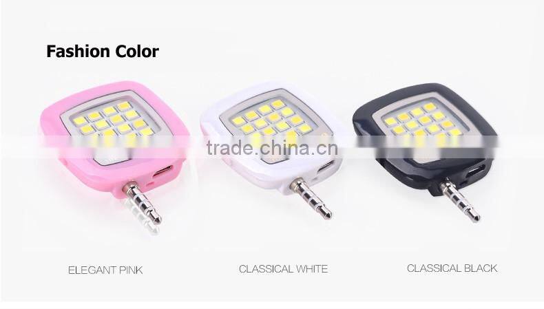 2016 new arrival portable mini selfie flash light Iblazr smartphone flash light for mobile phone iPad Tablet phone