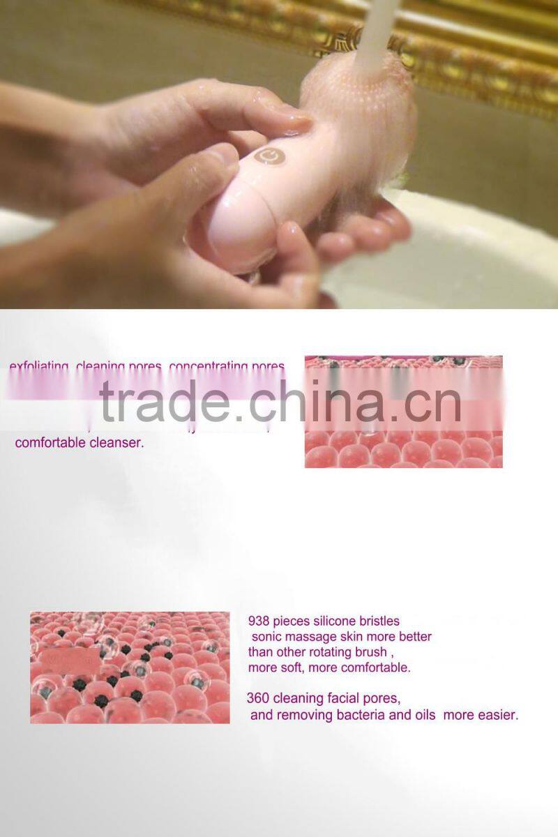 best supplier china special material silicone skin cleansing brush