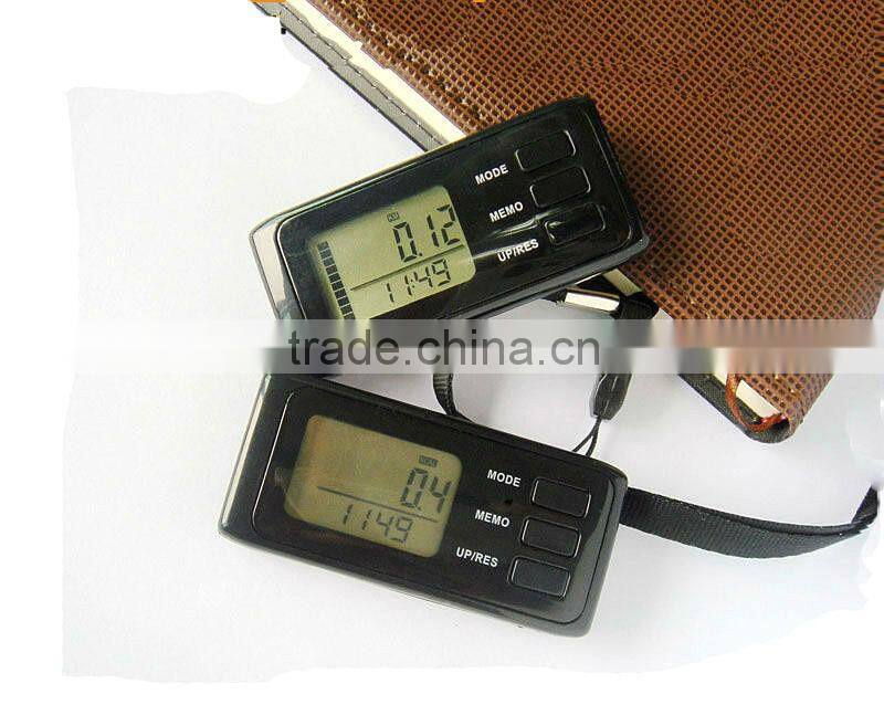 cheap sports promotional gift items multifunction 3d sensor pedometer with 7 days memory