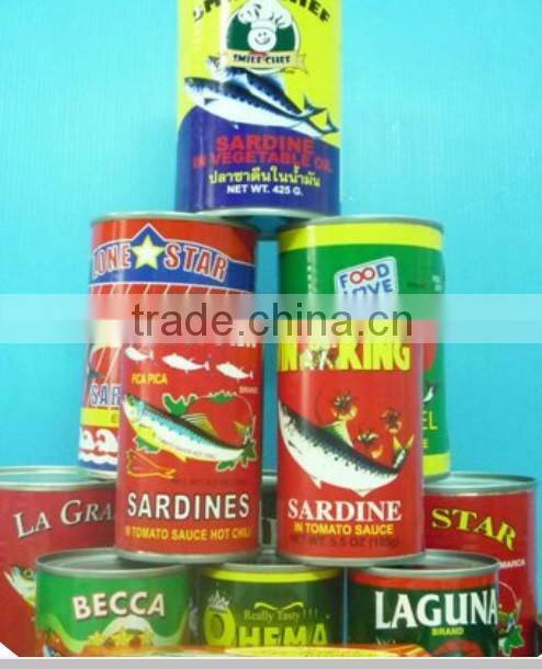 High Quality Canned Sardine Fish in Natural Oil From Thailand