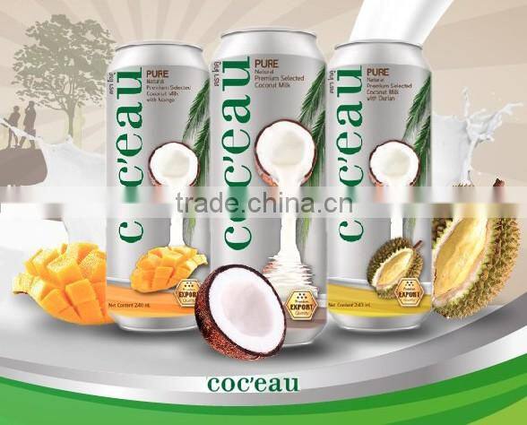 Natural coconut milk 240 ml pure Coconut Milk Drink
