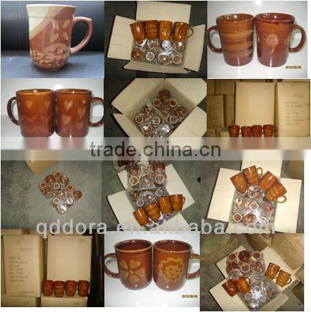 stoneware mug , zebra coffee mug, brown mugs