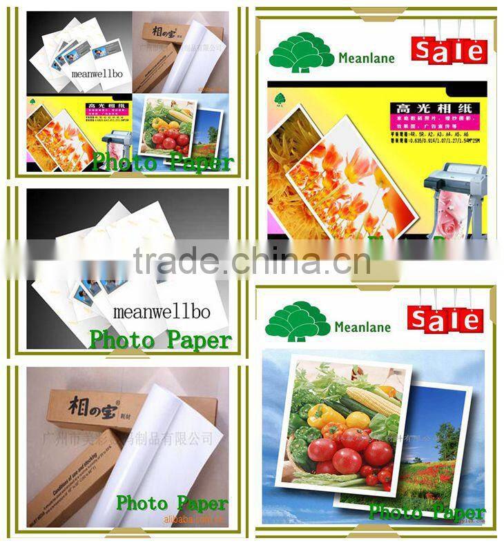 Single Side Glossy Inkjet Photo Paper