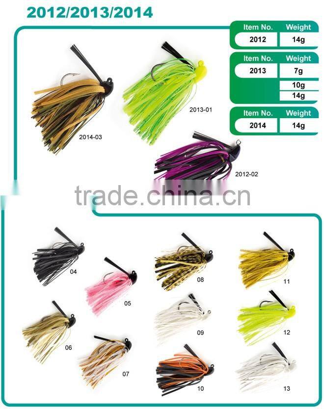 rubber jigging head , professinal fishing lure 2017
