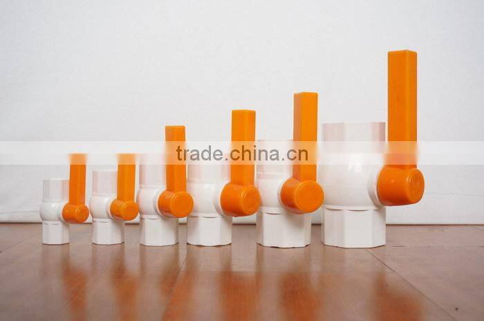 UPVC LEVEL HANDLE OCTAGONAL BALL VALVE