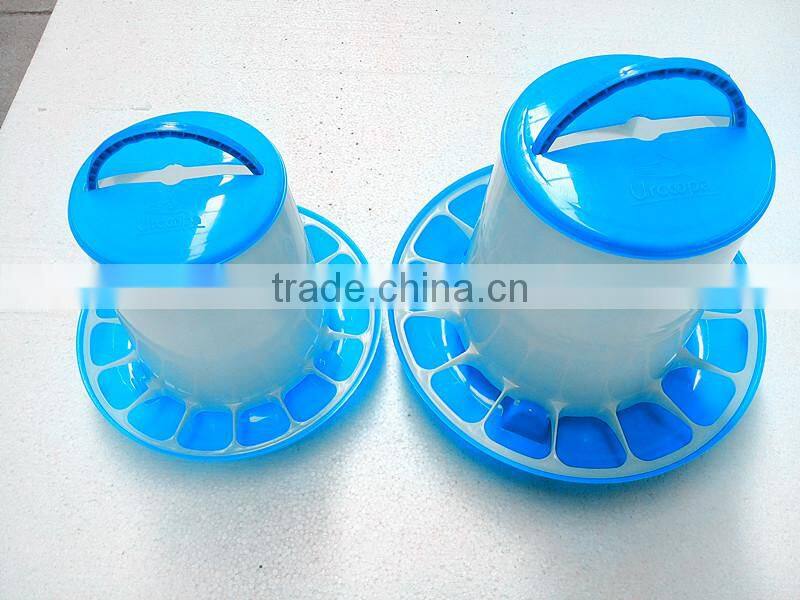 automatic feeder pail and drinker pan, trough,