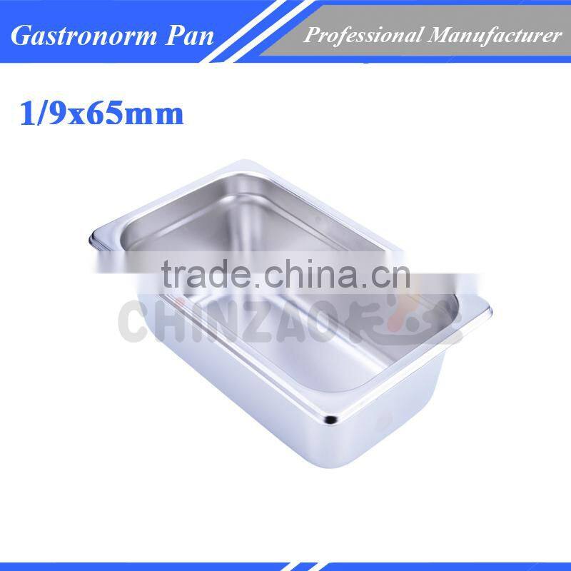 1/9 Stainless Steel Gastronom Pans/Gn Food Pans/Gastronom Container Buffet Ware1925A