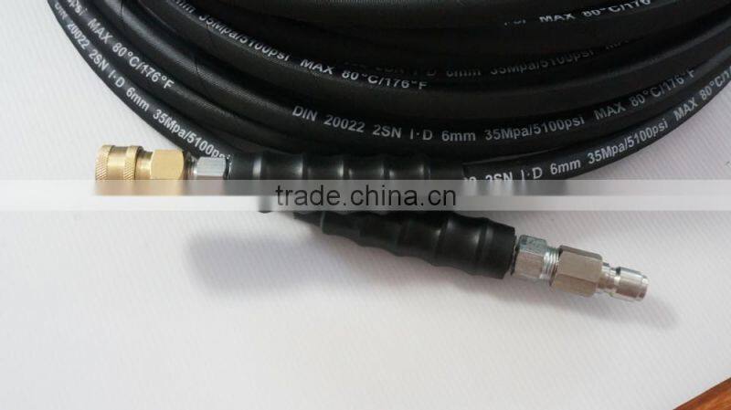 1/4" protective hydraulic hose sleeve
