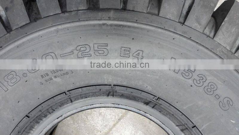 China's good quality otr grader tire g2 1300-24 1400-24