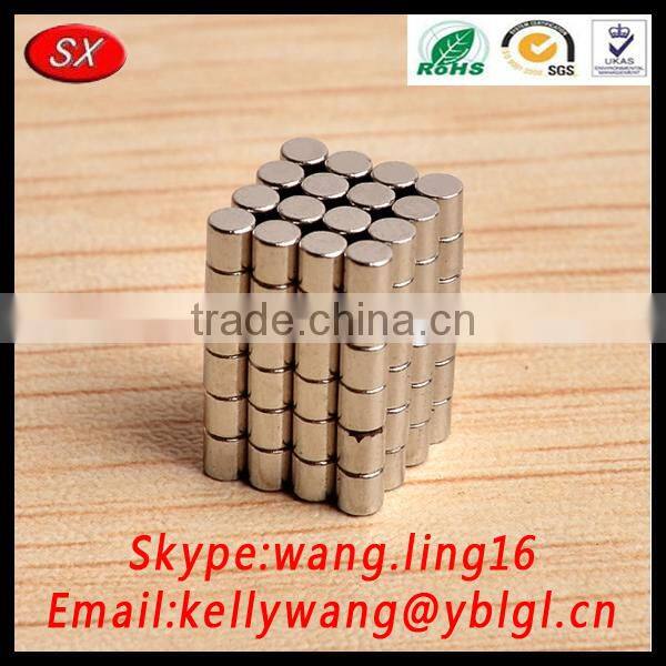 Dongguan Supplier Custom Bar Magnet, Round Shape Metal Magnets