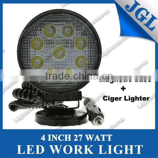 4'' 27W Led Work Bench Light Led Portable Work Light 12V Led Magnetic Work Light JGL lighting