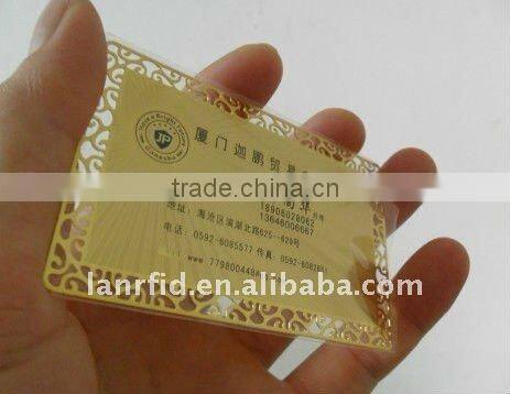 Professional manufacturer for gold barcode card