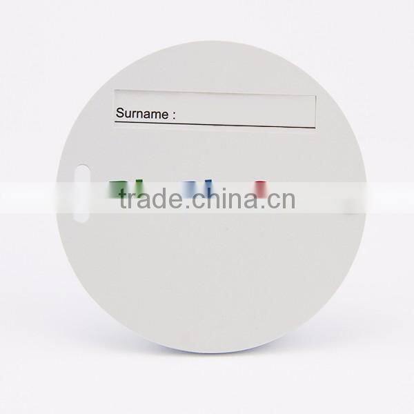 Fashionable Eco-friendly Hard PVC Custom Printable Luggage Tags