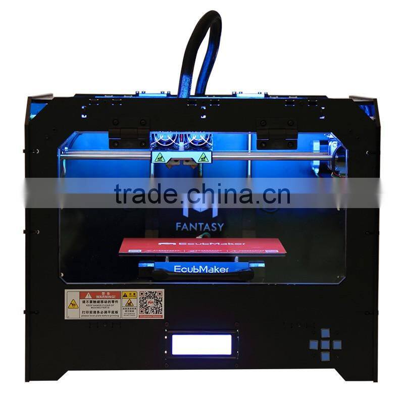 2016 Desktop Big 3d Printer 3d Metal Printer 3d Printer For Sale Black Enclosed Frame
