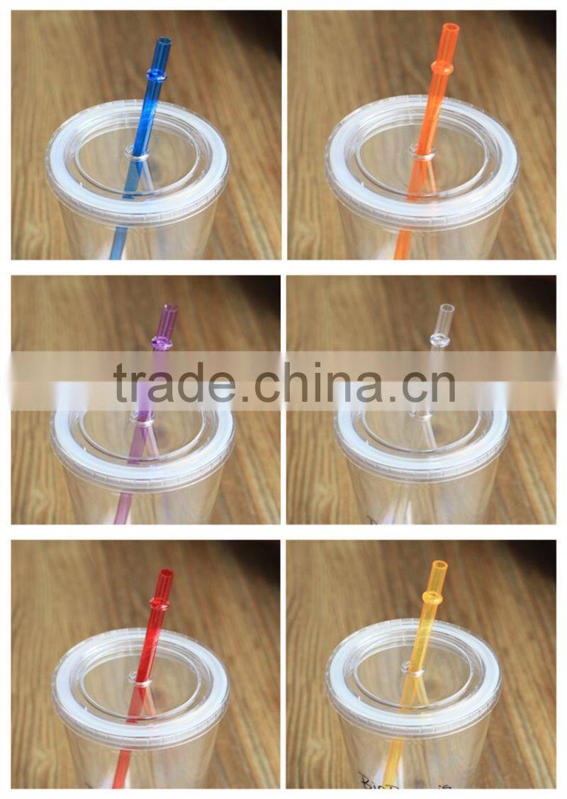Plastic Party Supply Flexible Paper Drinking Straws