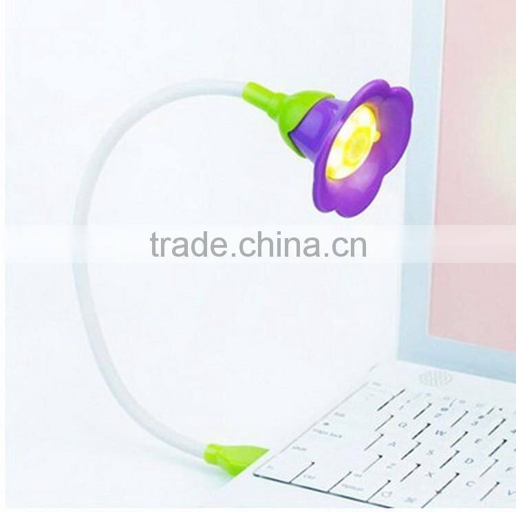creative flower shaped aroma night light computer light