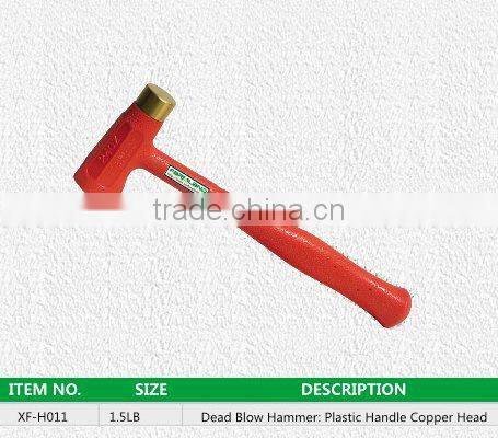 Dead blow hammer with copper head Seledged hammer