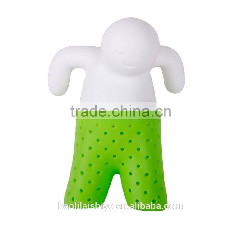 Mr.tea non-toxic BPA free silicone tea infuser