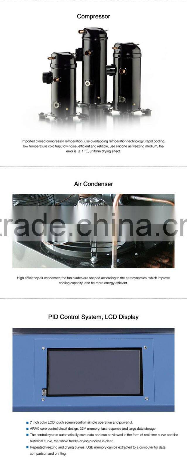 Lab Use Chemical Tabletop Freeze Dryer