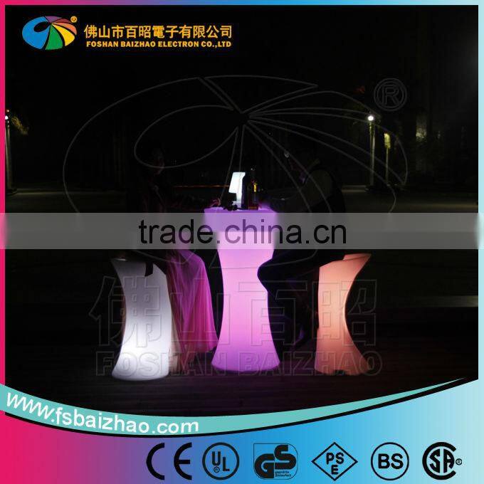 Night Club Lighting bar glowing illuminated led light cocktail table