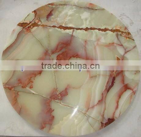 EXPORTER OF LIGHT GREEN ONYX TABLE TOPS COLLECTION