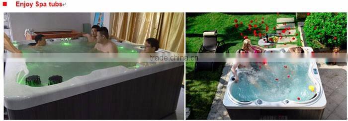 3 seats portable bathtub whirlpool A430 with TV