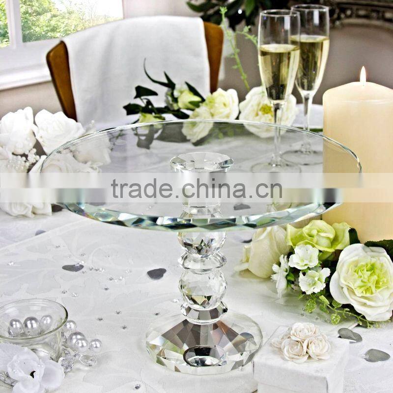 rotating crystal wedding cake stand crystal cake stand