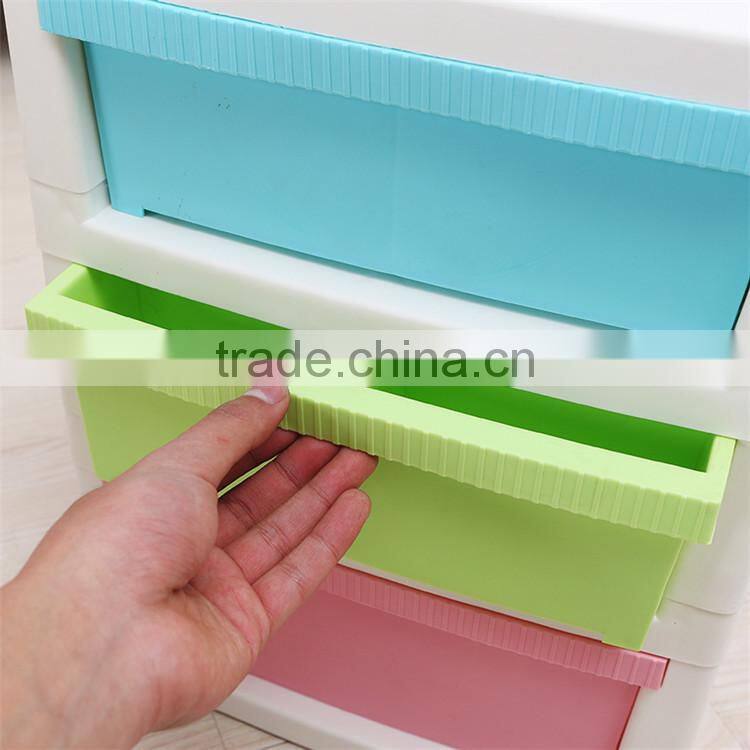 Plastic 3-Layer Underwear Socks Storage Drawer Cabinet
