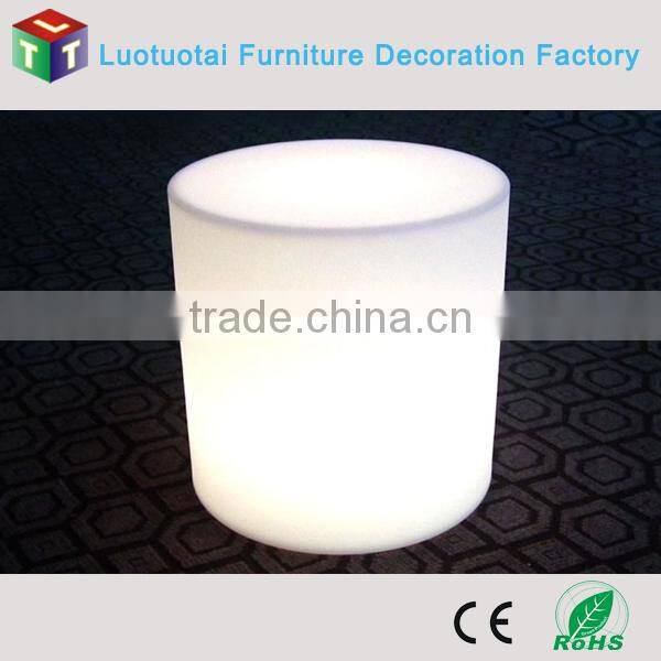 Luminous furniture led round stool /round plastic stool