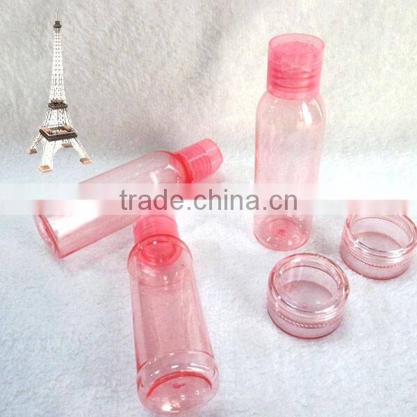 New arrival cosmetic brand fashion travel bottle set for women