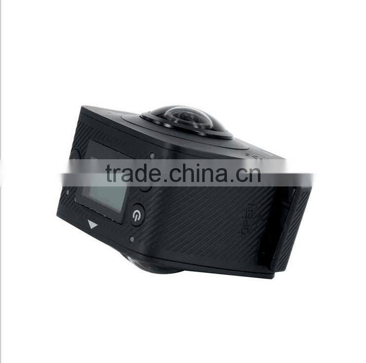 High Quality Waterproof 360 Degree Full View Video Camera VR HD Dual Lens Mini Go pro HD Sports Camera