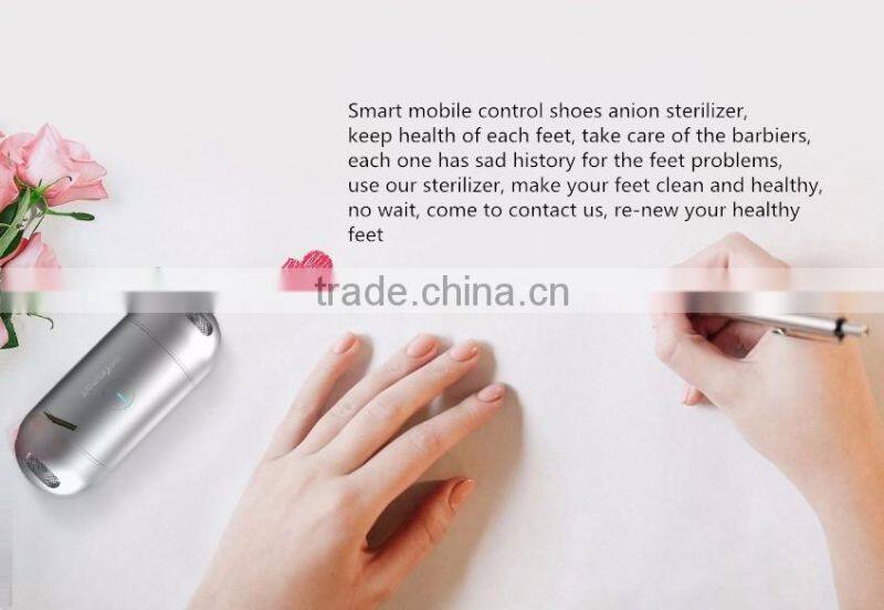 Newest Arrival Smart Mobile Shoes Sterilization With Reactive Oxygen Anion Specialized Killing Fungus