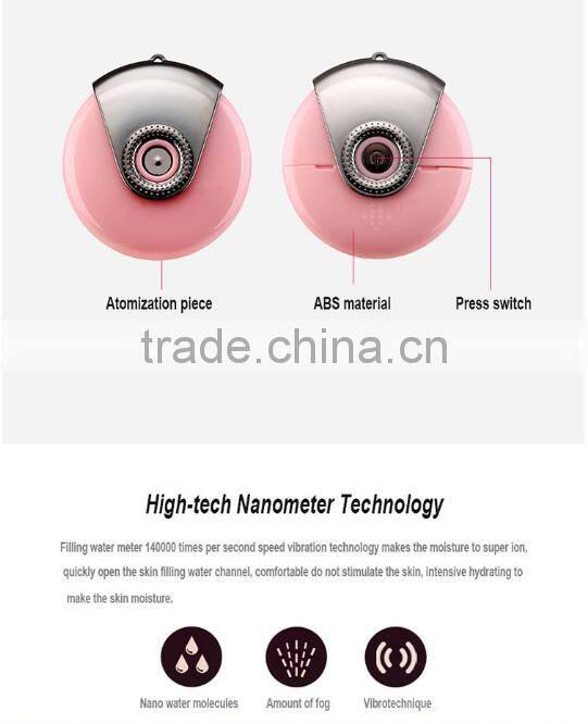 Mini Mobile Moisture Humidifier Portable Beauty Facial Spray Facial Mist Skin Moisturize Facial Mobile Moisture Supplier