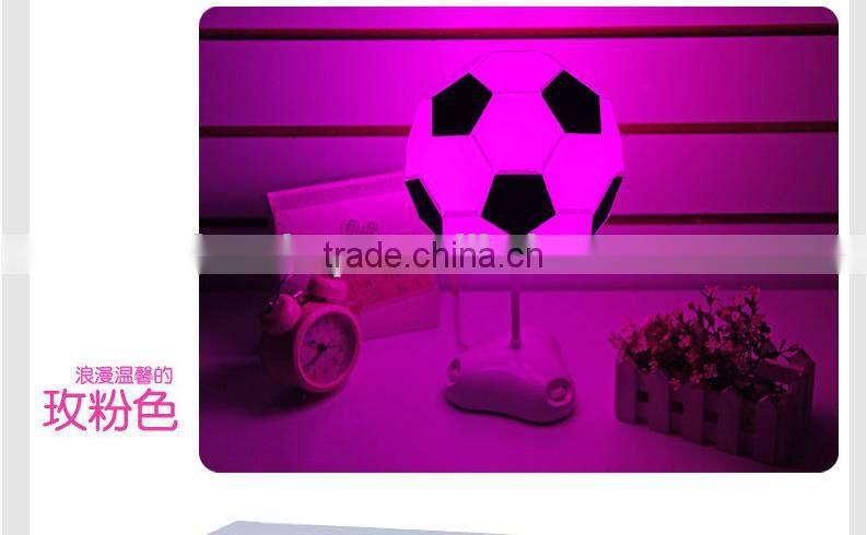 Creative DIY Handmade Football Decorative Table Lamp, Personality World Cup Football Lamp Colorful Atmosphere Night Light Lamp