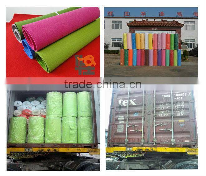 Polyester nonwoven felt