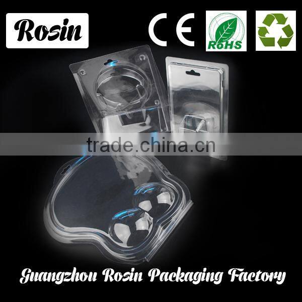Trapped Clamshell Blister Packaging Clear PVC Clamshell Pack