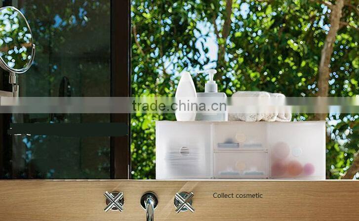 Dull Polish Combination Drawer Storage Box Plastic Drawer Storage Cabinet