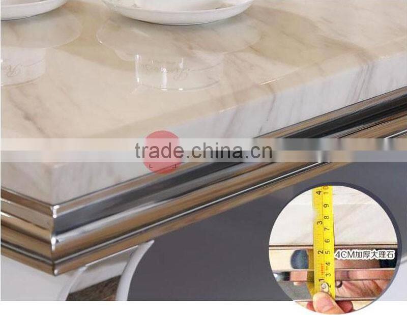 hot selling royal luxury high gloss stainless steel TV stand/cabinet design E1073