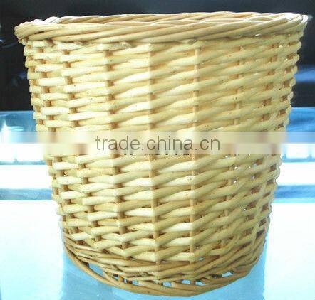 wicker trash & wicker waste bin & garbage can