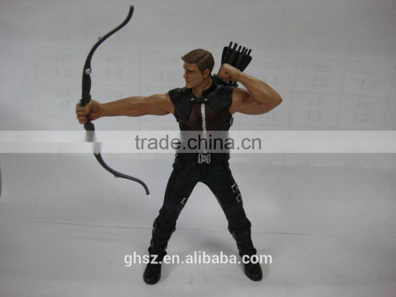 Guo hao hot sale custom avenger character Hawkeye marvel figure , Age of Ultron