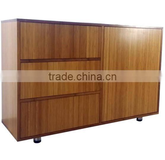 Solid bamboo furniture sideboard storage cabinet
