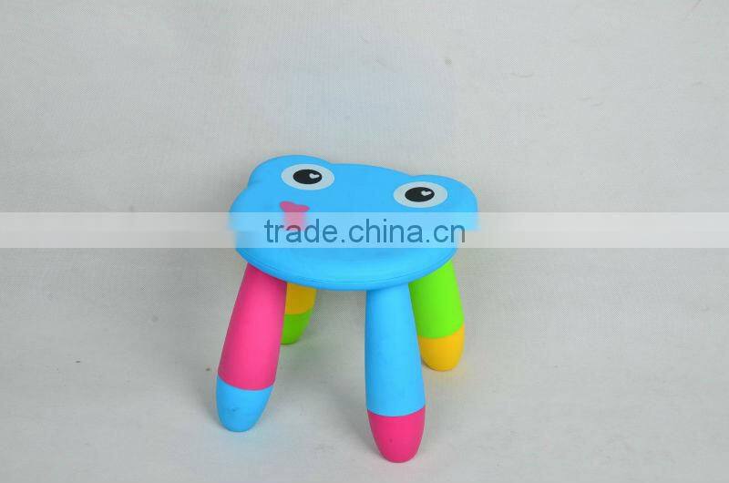 detachable lovely carton shape plastic kids stool